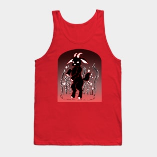 Floral Spring Dancing Goat Tank Top